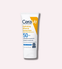 Cerave Hydrating Sunscreen Broad Spectrum Spf 50 Face Mineral Sunscreen 75ml